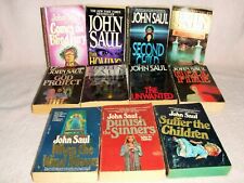 Lote de 11 romances de suspense vintage de terror assustador John Saul arrepiante osso comprar usado  Enviando para Brazil