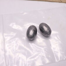 (2-Pk) South Bend Egg Sinker Fishing Weights Egg Shape 8 oz. EGG-8, used for sale  Shipping to South Africa
