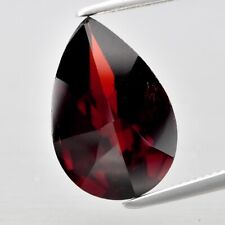 2.70ct 11.6x7.8mm VS Pear Natural Deep Orangish Red Almandine Garnet, Gemstone for sale  Shipping to South Africa