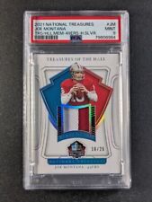 2021 Panini National Treasures JOE MONTANA /25 Patch Holo Silver 49ers PSA 9 comprar usado  Enviando para Brazil