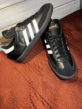 Zapatos de fútbol clásicos Adidas Samba negros para hombre talla 9 ¡NUEVOS!! segunda mano  Embacar hacia Argentina