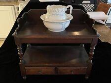 Antique Period Late 18th Early 19th C Miniature/Child’s Washstand W/Bowl & Pitch for sale  Shipping to South Africa