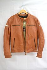 padded leather motorcycle jacket for sale  WALSALL