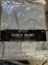 Silver plastic table for sale  Knoxville