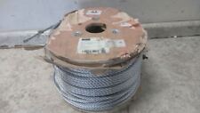 Dayton 2TAF7 3/8 In Cable Dia 500 Ft Overall L Uncoated Galv Steel Wire Rope for sale  Shipping to South Africa
