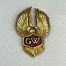 Vintage Honda GW Gold Wing Lapel Hat Pin Goldwing Cycles Motorcycle Biker 80s, used for sale  Shipping to South Africa
