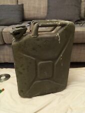 20L Fuel Jerry Can Metal Classic Green Petrol Diesel Container - 1990 for sale  Shipping to South Africa