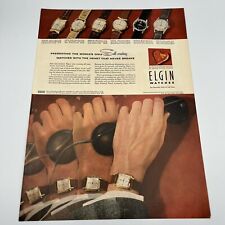 1953 Elgin Watches Vintage Impressão Anúncio 10x14" Windsor modelo relógio telefone retrô  comprar usado  Enviando para Brazil