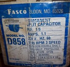 Fasco d858 motor for sale  Hutchinson