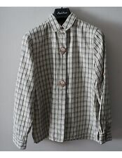 Camicia tirolese quadretti usato  Italia