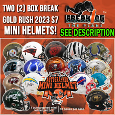 BUF Bills Two (2) Box Gold Rush 2023 S7 Mini Helmts! Bre ak (THU) for sale  Shipping to South Africa
