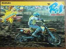 1991 suzuki  RM250  RM125   Brochure  from JAPAN  91 RM for sale  Shipping to South Africa