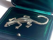 Used, Antique Imperial Russian Faberge Lizard Sculpture 88 Silver Diamond IP for sale  Shipping to United Kingdom