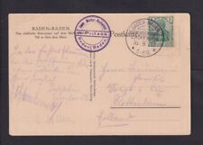 1913 sonderstempel baden gebraucht kaufen  Dreikirchen, Herschbach, Wallmerod