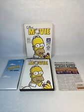 DVD do filme Os Simpsons quadro completo com guia da cidade de Springfield cenas excluídas comprar usado  Enviando para Brazil