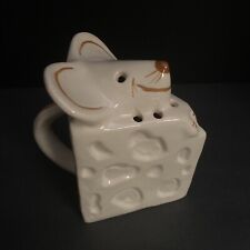 Cuña de queso Shaker Mouse EE. UU. M452 cerámica parmesano bicarbonato de sodio vintage segunda mano  Embacar hacia Argentina