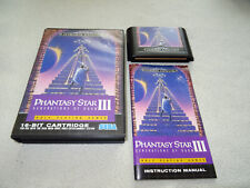 Phantasy Star III Sega Mega Drive Spiel komplett, usado comprar usado  Enviando para Brazil