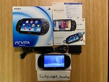 Caja Cargadora de Consola PS Vita Cristal Negro PCH 1000 ZA01 PSV Grasa [CAJA] segunda mano  Embacar hacia Argentina