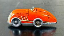 Vintage Tin Toy Windup Clockwork RARE - OrangeRacer  #7  Car Auto Speedway for sale  Shipping to South Africa