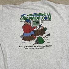Vintage 90s Campmor Staff T Shirt Mens XL Bear Tee Outdoors Nature Fish Online for sale  Shipping to South Africa