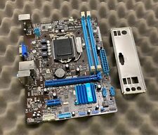 Used, Asus P8H61-M/K5130/DP_MB REV. 1.01 Socket 1155 Motherboard and Back Plate for sale  Shipping to South Africa