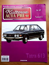 Kultowe Auta PRL-u, Nr49 TATRA 613, Booklet ONLY. Polish Text na sprzedaż  Wysyłka do Poland