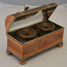 Antique double inkwell for sale  TOTNES