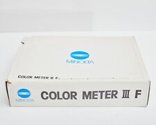 Minolta color meter for sale  LONDON