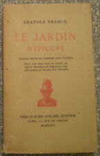 Anatole jardin épicure d'occasion  France