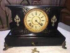 Hermoso Reloj Mental Antiguo Ansonia Hierro Fundido con Llave segunda mano  Embacar hacia Argentina