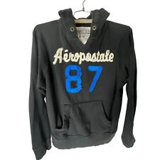 Moletom com capuz Aeropostale masculino tamanho médio preto azul 87 comprar usado  Enviando para Brazil