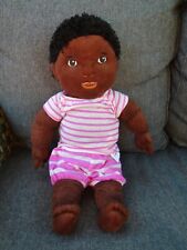 IKEA Lekkamrat Black African American Ethnic Jointed Plush Baby Doll Soft Toy, begagnade till salu  Toimitus osoitteeseen Sweden