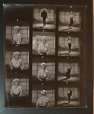 1961 Marilyn Monroe Original Photo The Misfits Hair Wardrobe Test Contact Sheet for sale  Shipping to South Africa