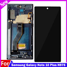 Used, Replacement For Samsung Galaxy Note 10 Plus OLED Display LCD Touch Screen +Frame for sale  Shipping to South Africa