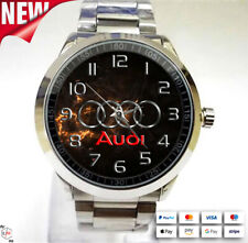 Usado, NOVO!!! Relógios de pulso masculinos esportivos personalizados com logotipo Audi KP4AU comprar usado  Enviando para Brazil
