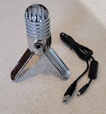Micrófono condensador USB SAMSON Meteor micrófono cromado patas plegables + cable USB segunda mano  Embacar hacia Argentina