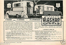 Used, 1969 Print Ad of The Alaskan Camper Pickup Truck Bed Camper for sale  Shipping to Canada