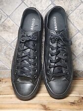 Usado, Zapatos Converse All Star Cuero Negros Para Hombre 11.5 Mujer 13.5 M ¡BONITOS! segunda mano  Embacar hacia Argentina