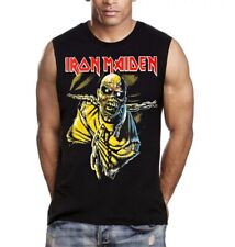 Camisa Iron Maiden Piece of Mind Rock preta muscular comprar usado  Enviando para Brazil