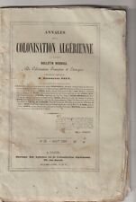 1853 annales colonisation d'occasion  Cassaniouze