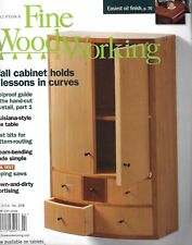 Used, Fine Woodworking Magazine Wall Cabinet Side Table Steam Bending Saws Finish 2014 for sale  Shipping to Canada