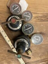 Vintage Set Craftsman Oxygen Acetylene Gas Regulators  313.54403 & 04 Tested, used for sale  Shipping to South Africa