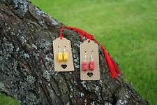 Lego brick earrings for sale  ALNWICK