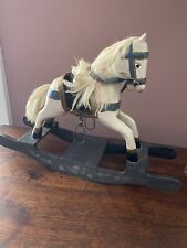 white wooden rocking horse for sale  DOVER