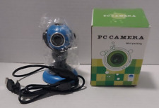 New Open Box Blue Mini Packing Wired PC Camera  for sale  Shipping to South Africa