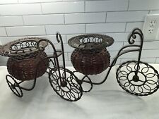 Pair metal wicker for sale  Chesterfield