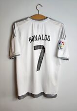 Real Madrid Football Soccer Home Shirt Kit Jersey Top Tee White #7 Ronaldo M for sale  Shipping to South Africa