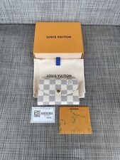 Autêntica bolsa carteira moeda Louis Vuitton Damier Azur Rosalie certificada N61276 comprar usado  Enviando para Brazil