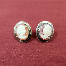 cameo earrings italy for sale  Houston