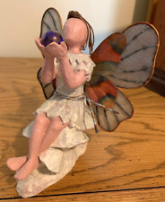 Enchanted Wings SS Sarna Fairy Whimsical Pixie Figurine w/Purple Gazing Ball, used for sale  Shipping to South Africa